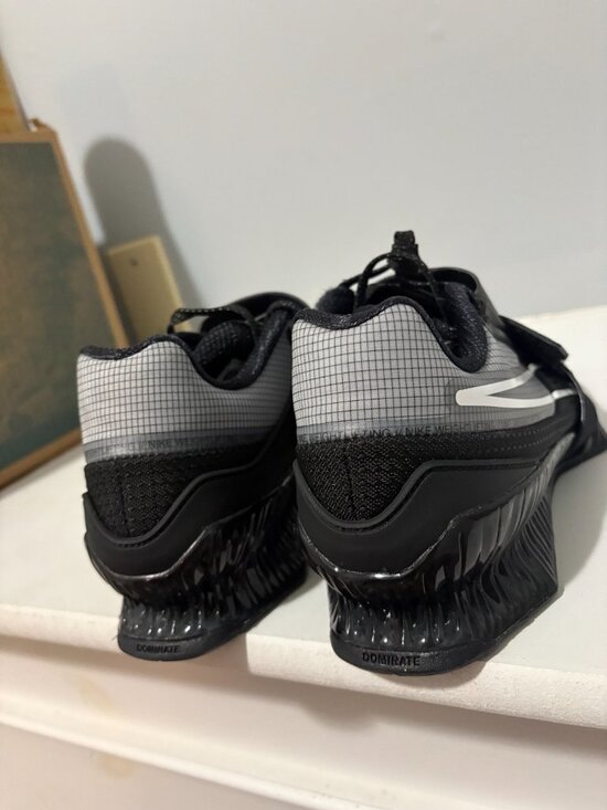 Nike Romaleos 4 Mens Weightlifting Shoes Size 7.5 Black/White CD3463 010 (NEW) main image 4